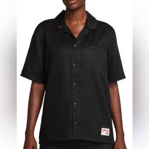 Jordan Women’s Michael Jordan Button Down Top Blouse Shirt